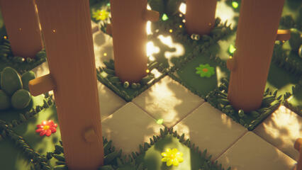 Link's awakening-inspired forest